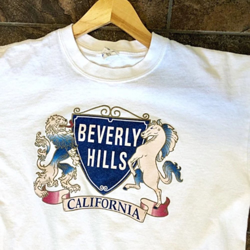 90's Beverly Hills California graphic t-shirt